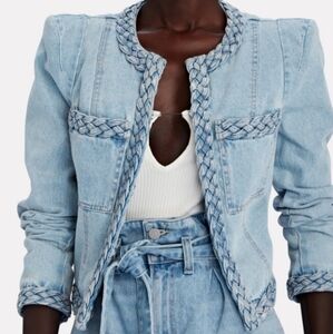 Veronica Beard Arrove Jacket in Cool Blue.